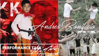 PERFORMANCE TASK: PORTRAIT ANDRES BONIFACIO