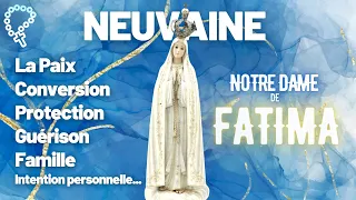 Prière Notre Dame de Fatima • Neuvaine pour la protection, la paix, la conversion... Chapelet