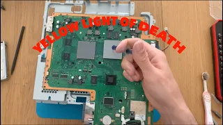 Fixing a Ps3 Slim with Yellow Light Of Death (YLOD)