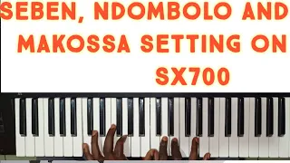 How to set seben voices on yamaha PSR SX-700/900