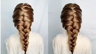 How to French Braid for Beginners |  | By Bella Hui #hairstyle #編髮