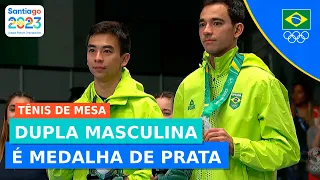 JOGOS PAN-AMERICANOS l NO TÊNIS DE MESA,  DUPLA MASCULINA É PRATA