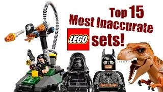 Top 15 Most Inaccurate LEGO Sets!