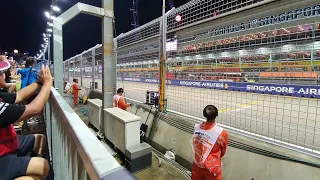 F1 Singapore Grand Prix 2022 formation lap and race start
