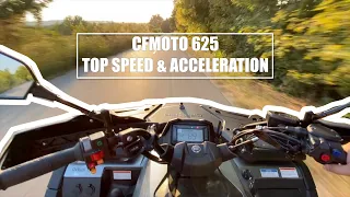 CFMOTO 625 TOURING | TOP SPEED & ACCELERATION