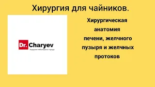 Хирургическая анатомия печени,  желчного пузыря и желчных протоков.