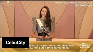 Miss Universe Philippines 2022-Preliminary Interview-Cebu City