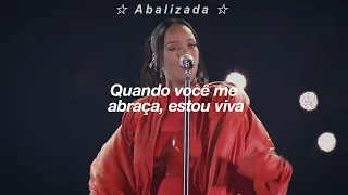 Rihanna - Umbrella/Diamons - super bowl (tradução-legenda)