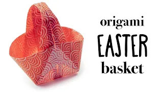 Origami Easter Basket Tutorial - DIY - Paper Kawaii