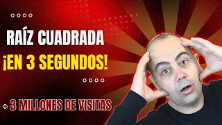 💥"TÉCNICA Para Hacer Una RAÍZ CUADRADA En 3 SEGUNDOS"💥Matemáticas Mágicas💥Cálculo Mental