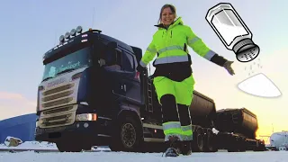 Trucker Cassie - Delivering 107 Tons of Salt!