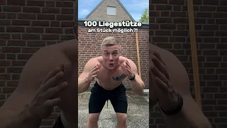 100 Liegestütze am Stück!📈💪🏻 #challenge #liegestütze #meme #bodybuilding #fitness #muskelaufbau