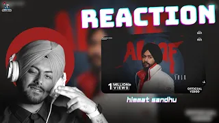 Reaction on Aloof (Official Video) Himmat Sandhu | YOLO | Haakam | Jang Dhillon