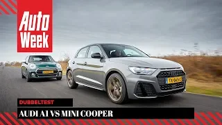 Audi A1 30 TFSI vs. Mini Cooper 5-deurs - AutoWeek Dubbeltest - English subtitles