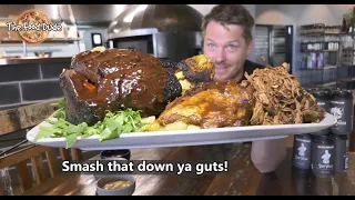 HUGE Meat Board Challenge from Devil's Hollow Dubbo - The Food Dude