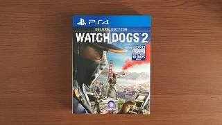 [ UNBOXING ] WATCH DOGS 2 " DELUXE EDITION " ( PS4 )