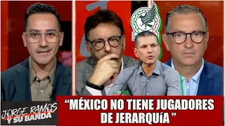 MÉXICO QUEDÓ EXPUESTO en derrota vs URUGUAY. No tienen jugadores de CLASE A | Jorge Ramos y su Banda