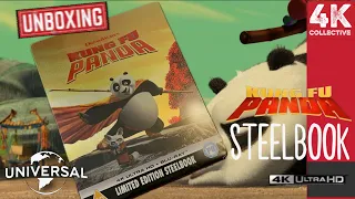 Kung Fu Panda 4K UltraHD Blu-ray steelbook unboxing