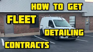 How To Get Fleet Detailing Contracts