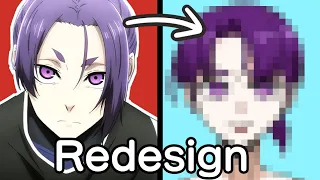 Redesigning Blue Lock Characters (Season 1 Face Only)