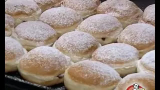 Pfannkuchen Herstellung - Bäckerei Gunter Weißbach