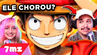 O SILVA SE EMOCIONOU! Rap do Luffy (One Piece) “CHAPÉU DE PALHA” do 7 minutoz!