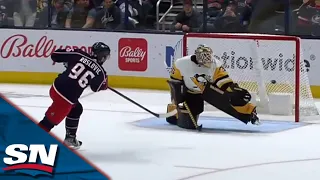 Kris Letang Gives the Blue Jackets Two Easy Goals off of Tough Turnovers