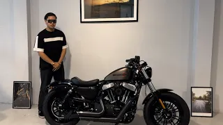 Harley Davidson sportster 48 Y.2020 🔥 เลขไมล์ 900 กิโลแท้ !! ใหม่สุดๆ แต่งเต็มลำ ท่อ กรอง กล่อง