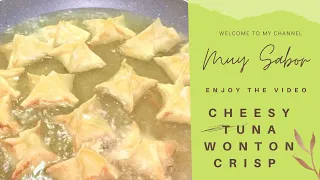 Crispy Cheesy Tuna Wonton || Delicious #snack or #appetizer