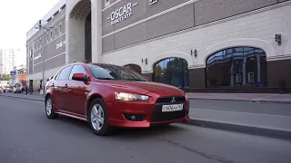 ДЕРЗКИЙ MITSUBISHI LANCER X  НА МАКСИМАЛКАХ