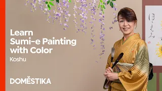 Sumi-e Painting with Color for Floral Illustrations - Course by Koshu | Domestika English