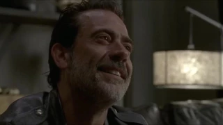 The Walking Dead - Carl gets angry at Negan.