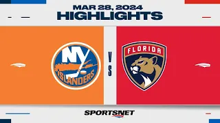 NHL Highlights | Islanders vs. Panthers - March 28, 2024