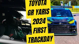 Toyota GR Yaris - 450hp first Trackday in 2024 at Anneau du Rhin