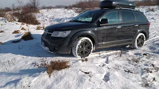 Fiat Freemont snow off road freemont снег