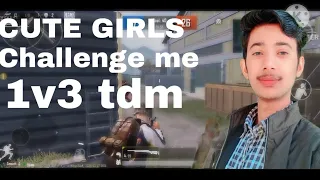 🔥Challenge 3 Cute Pro Toxic Girls for 1v3 TDM😱😈| SAMSUNG,A3,A5,A6,A7,J2,J5,J7,S5,S7,S9,A10,A20