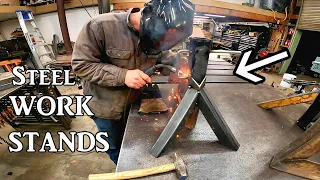 Building Steel Roller Stands from hitch receiver tubes