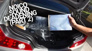 TRUNK SOUND DEADENING My G35