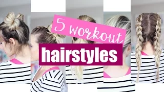 5 Trendy Workout Hairstyles! | Twist Me Pretty