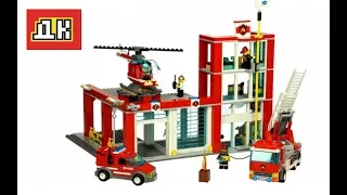 60004 Lego City Fire Station Lego Speed Build LEGO build Fire Station 60004