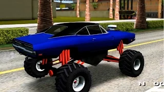 GTA San Andreas - 1969 Dodge Charger Monster Truck EnRoMovies _REVIEW