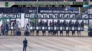 LA ÚLTIMA CARRERA DE SHARPER EN EL HIPÓDROMO DE PALERMO 2015