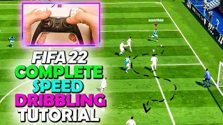 HOW TO DRIBBLE WHEN SPRINTING IN FIFA 22 - FIFA 22 LEFT STICK DRIBBLING TUTORIAL