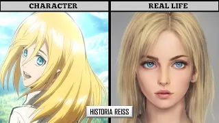 AOT CHARACTERS IN REAL LIFE || ATTACK ON TITAN