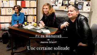 À la Librairie Gallimard, Fil de MémoireS de Jeanne autour du thème : Une certaine solitude