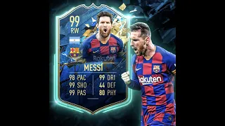 MESSI 99 TOTSSF PLAYER REVIEW I FIFA 20 ULTIMATE TEAM