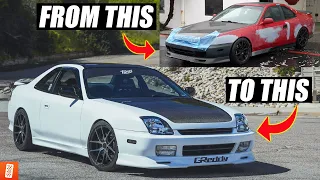 INSANE Vehicle Wrap Transformation of a 5th Gen Honda Prelude!