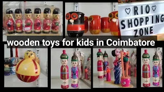 wooden toys for kids in Coimbatore | Rio shopping zone