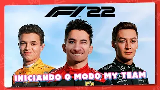 F1 22 - Criando a minha equipe no modo MY TEAM!