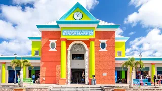 Straw Market Mini Walkthrough 2023🇧🇸,Nassau Bahamas (Downtown Nassau)
